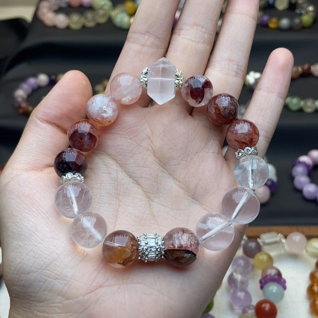 合金手链水晶白水