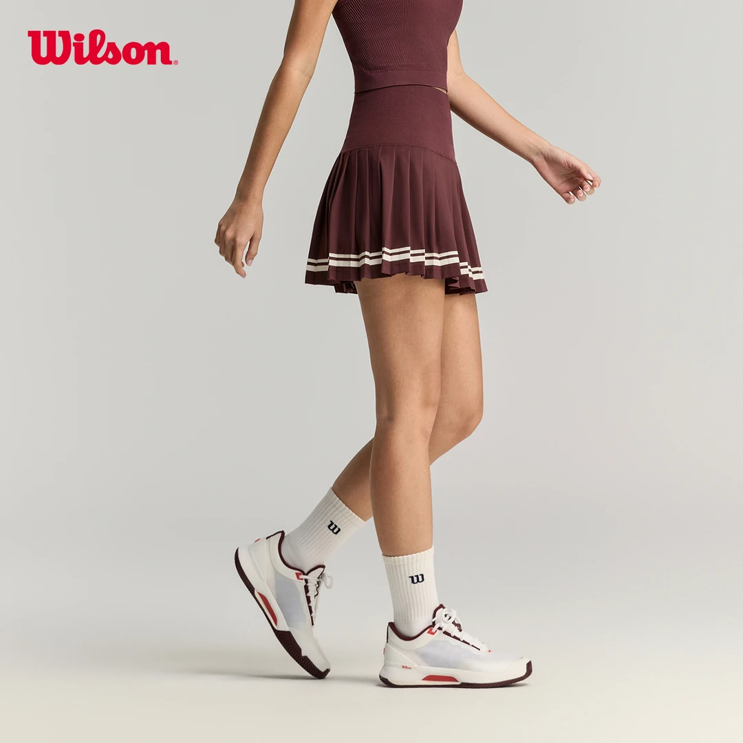 【新款】Wilson威尔胜官方26年女子A字防走光蜜糖网球运动裙WW00160