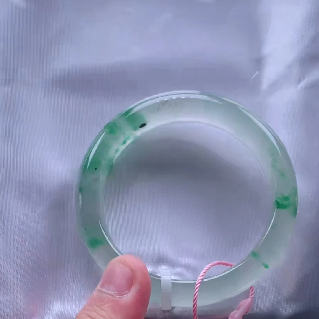 （翠汐严选）天然冰飘花-手镯