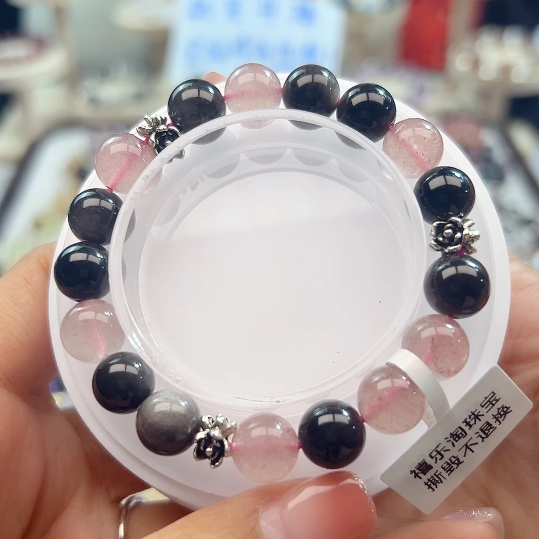 水晶手链未镶嵌水晶手串