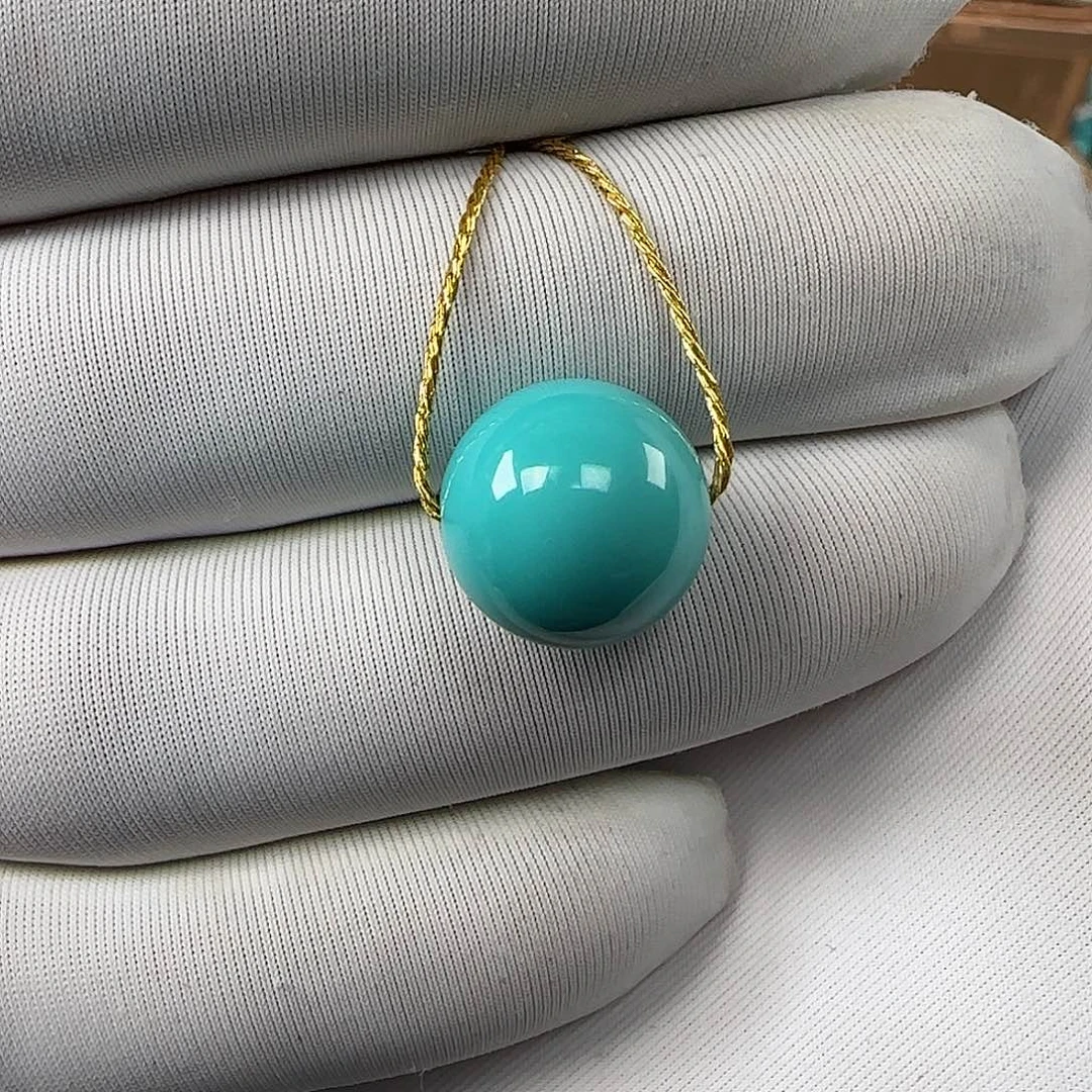 绿松石未镶嵌11mm➕单珠