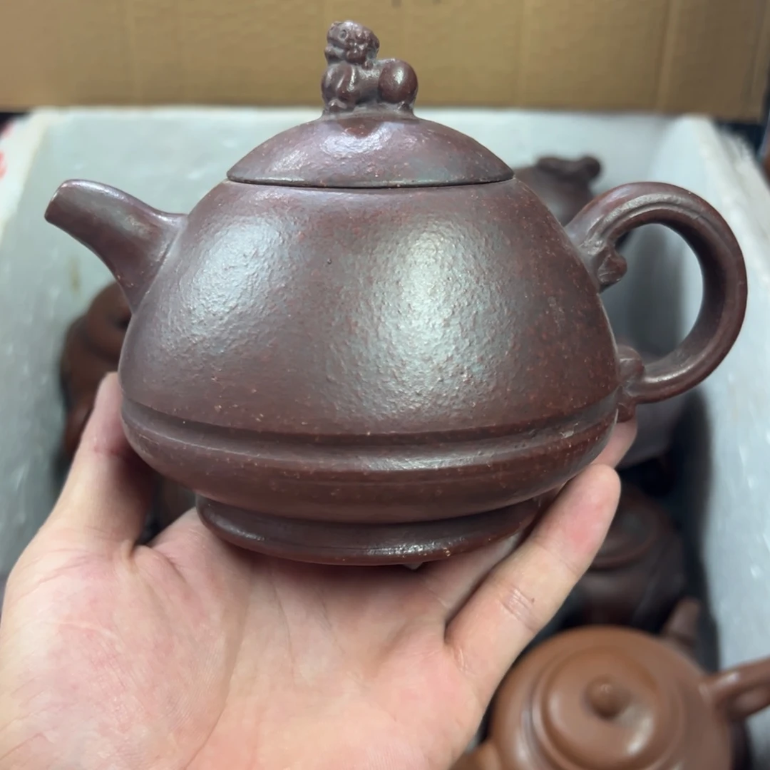 茶壶紫砂宜兴原矿紫砂壶400毫升容量