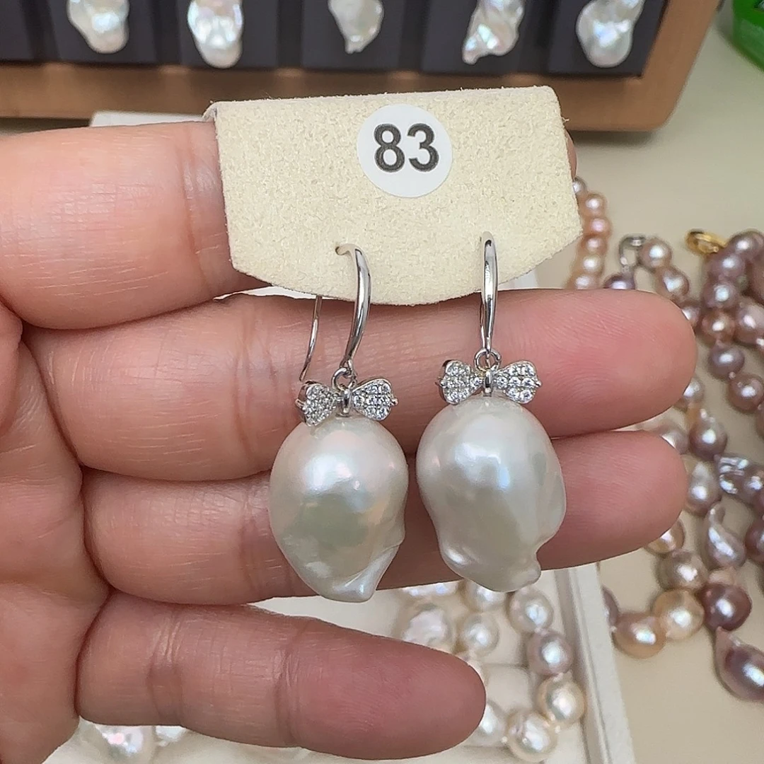 淡水珍珠颈饰银S925镶嵌