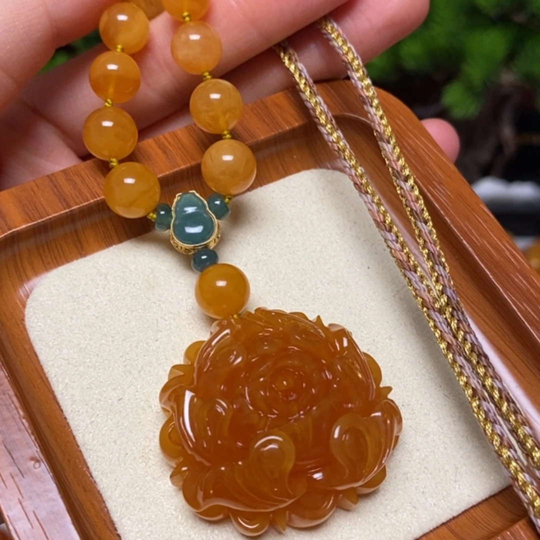 【闪购商品】蜜蜡颈饰未镶嵌项链