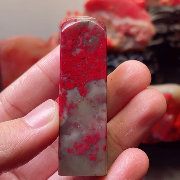 昌化鸡血石用****2满满血