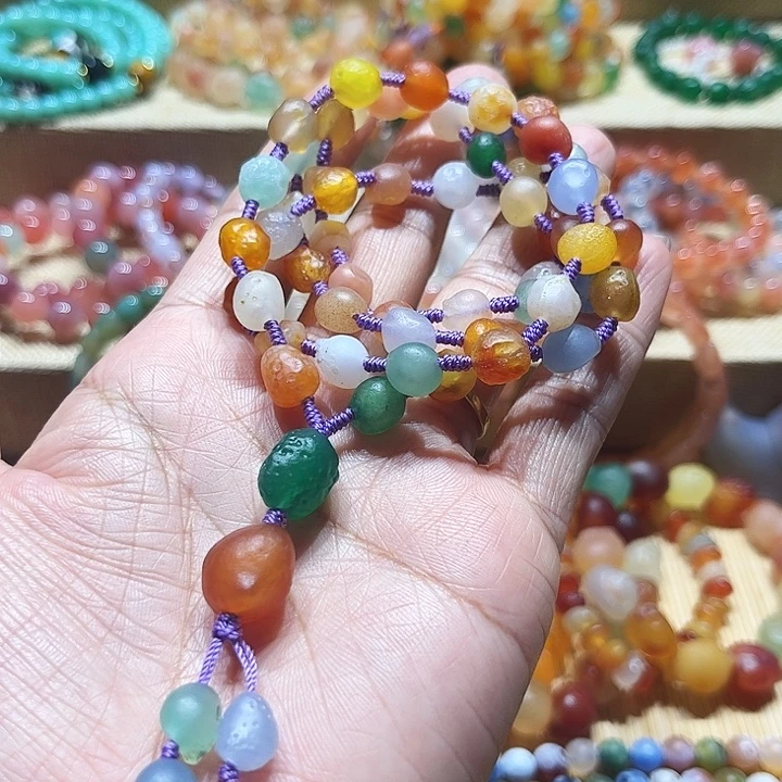 玛瑙/玉髓未镶嵌手链