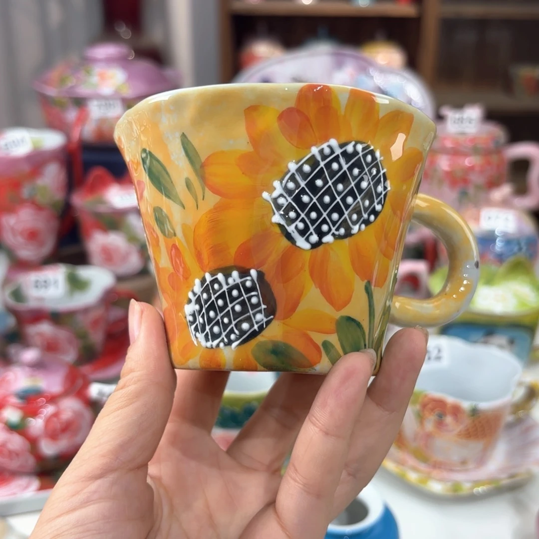 景德镇手绘高温釉下彩陶瓷茶具