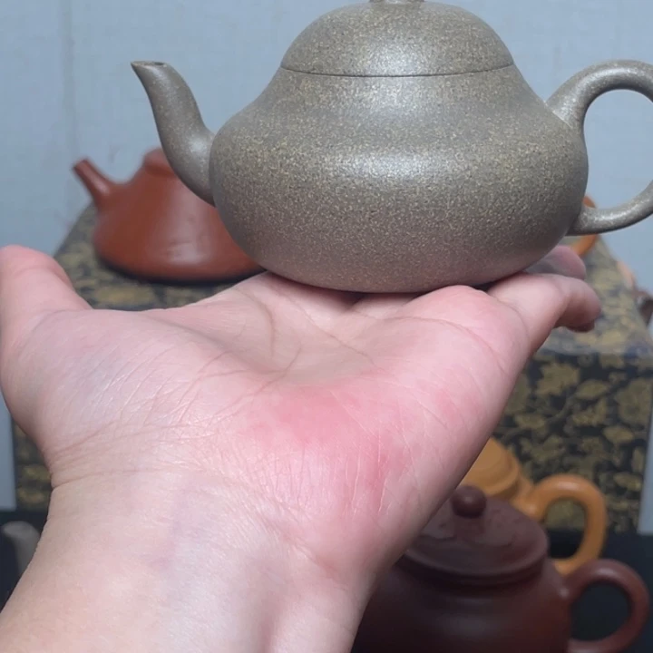 紫砂壶全手工青段