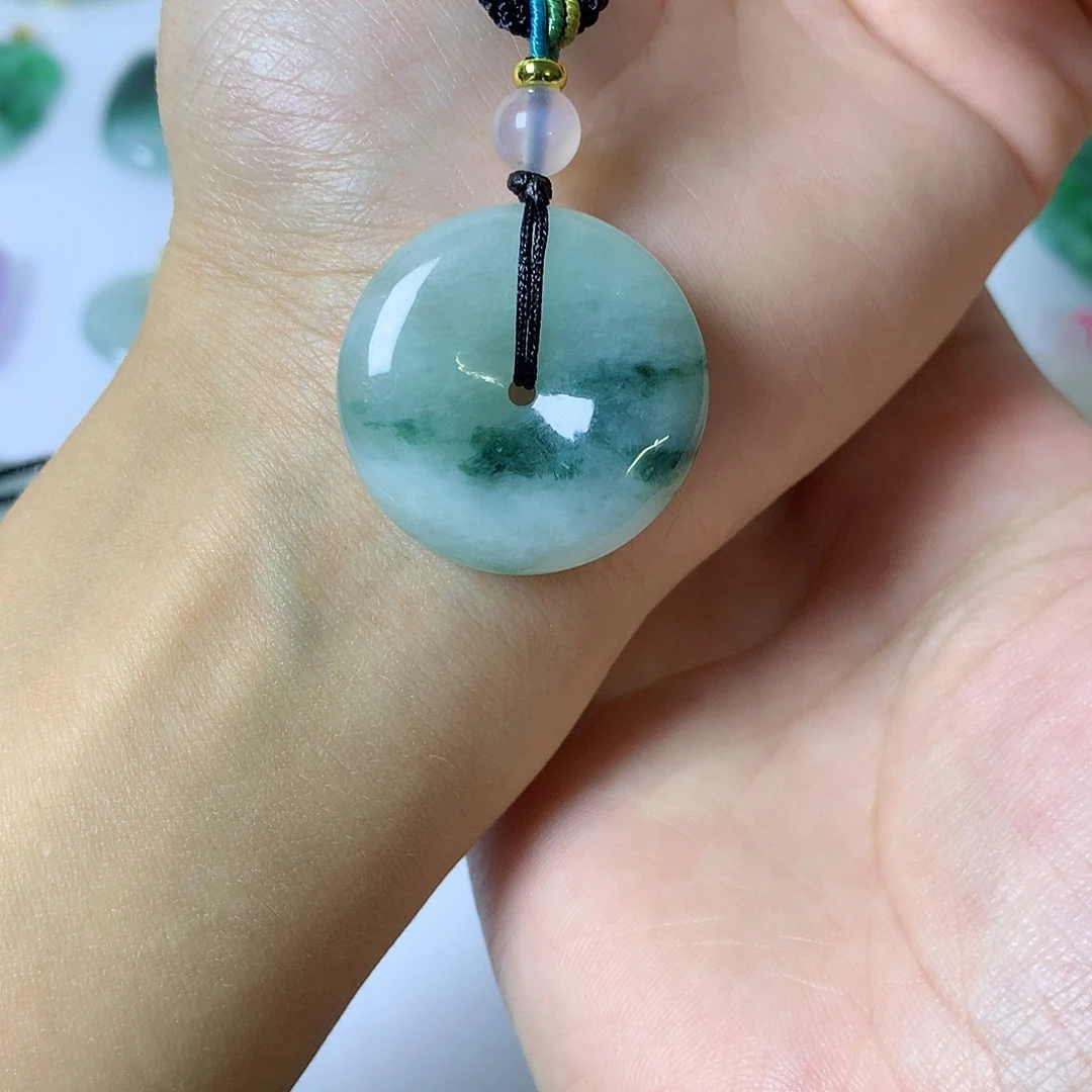 浪***琴翡翠未镶嵌颈饰翡翠88