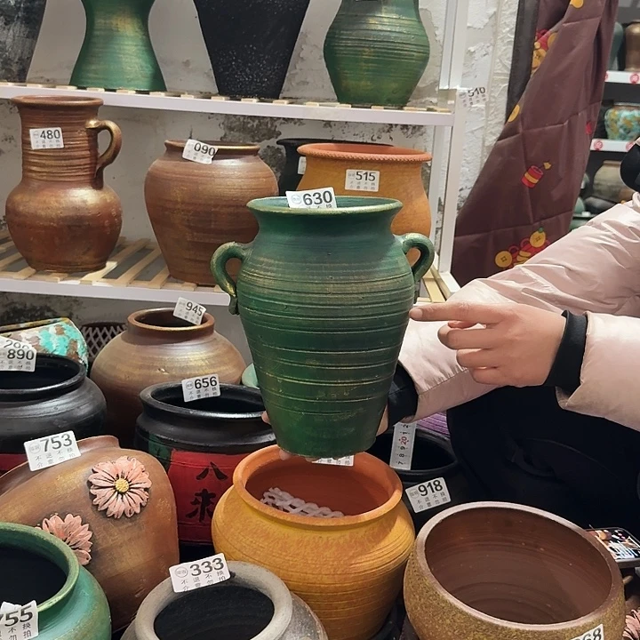 金绿双耳630高度24口径14