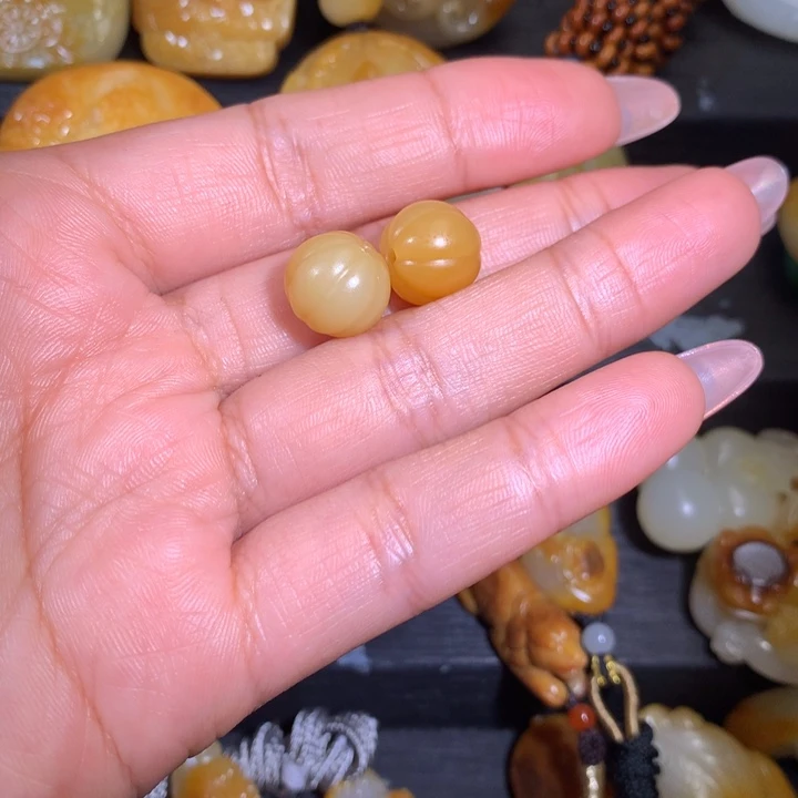 和田玉颈饰未镶嵌喆**麻