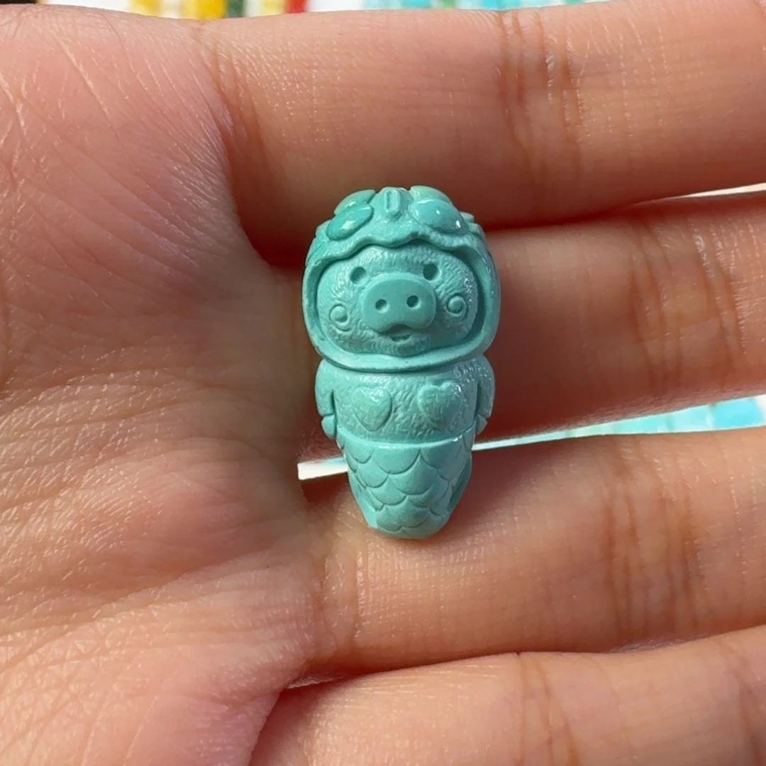 绿松石未镶嵌吊坠(不含链)