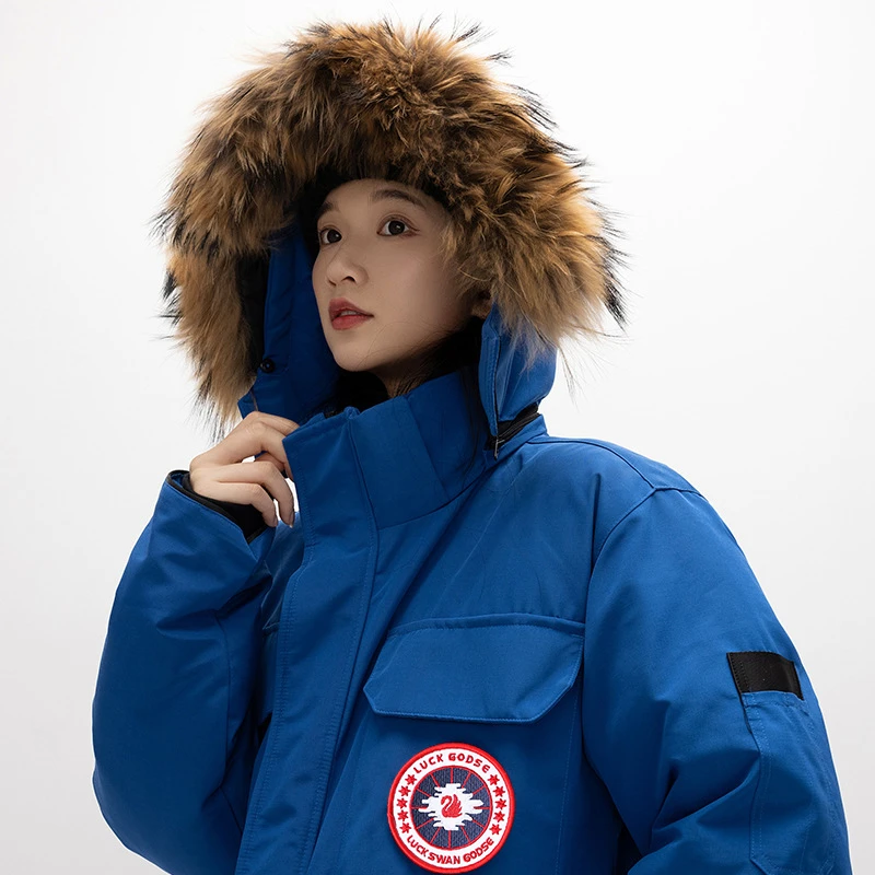 冬季极寒户外大鹅工装羽绒服高版本08远征女款加厚外套男士派克服