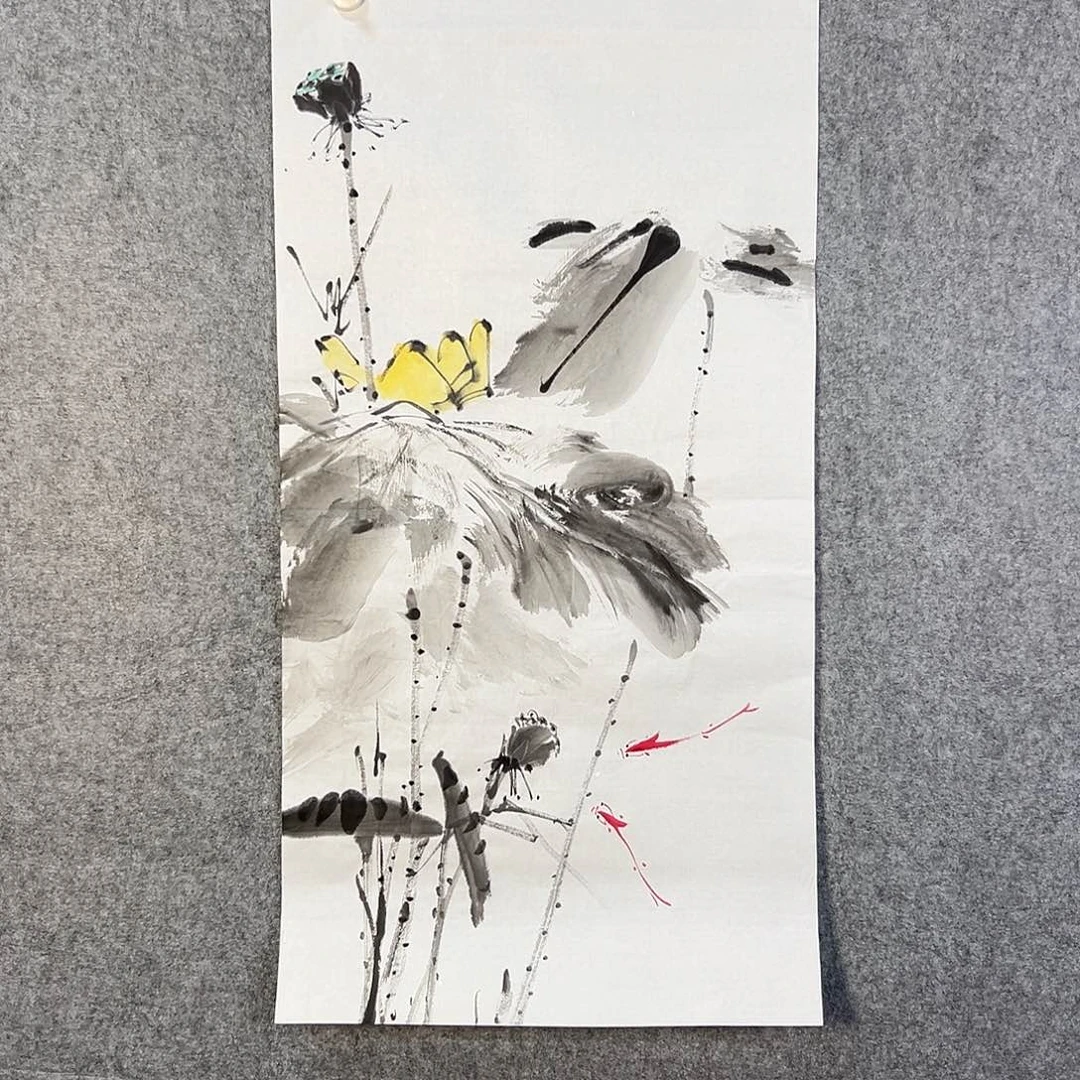 国画558 牡丹等植物生长于这里生长