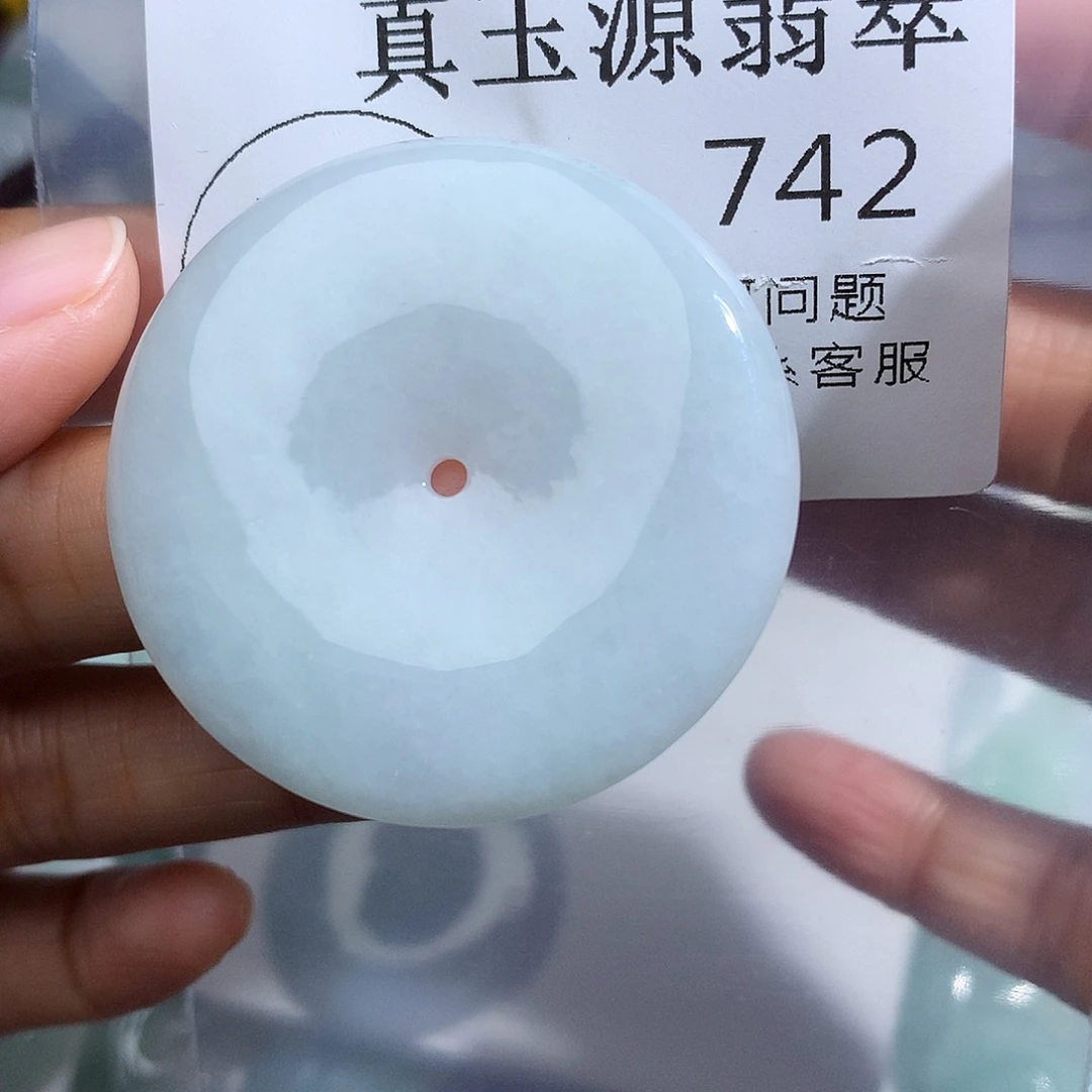 翡翠未镶嵌颈饰742