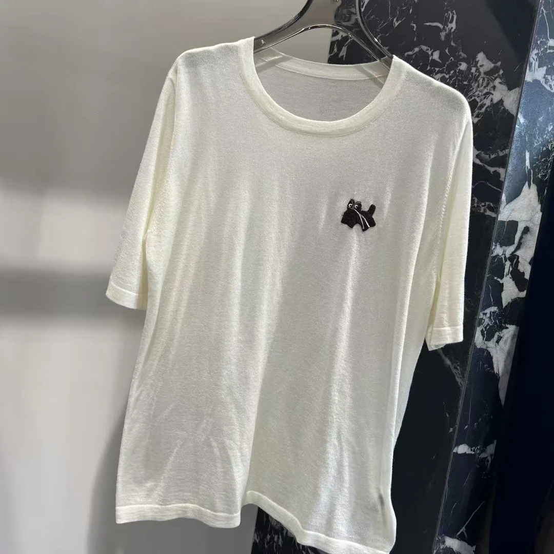 168欧韩集合店 | 纯色小刺绣T恤！简约不简单～33904