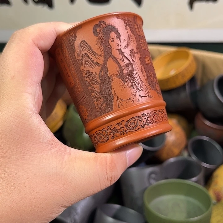 茶杯紫砂全手工紫砂主人杯