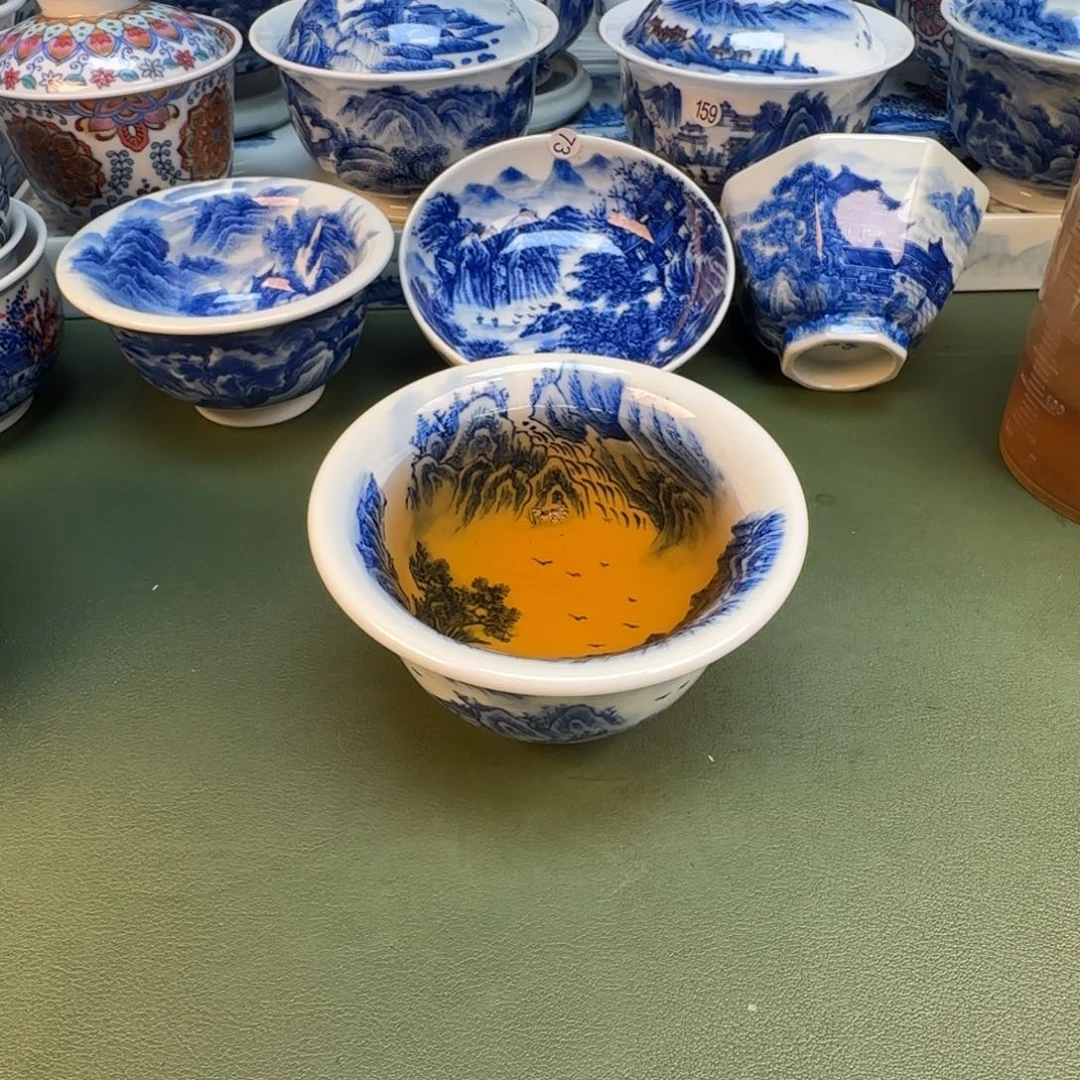 纯手工纯手绘茶具石头26