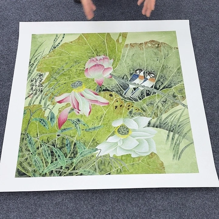 国画手绘国画作品
