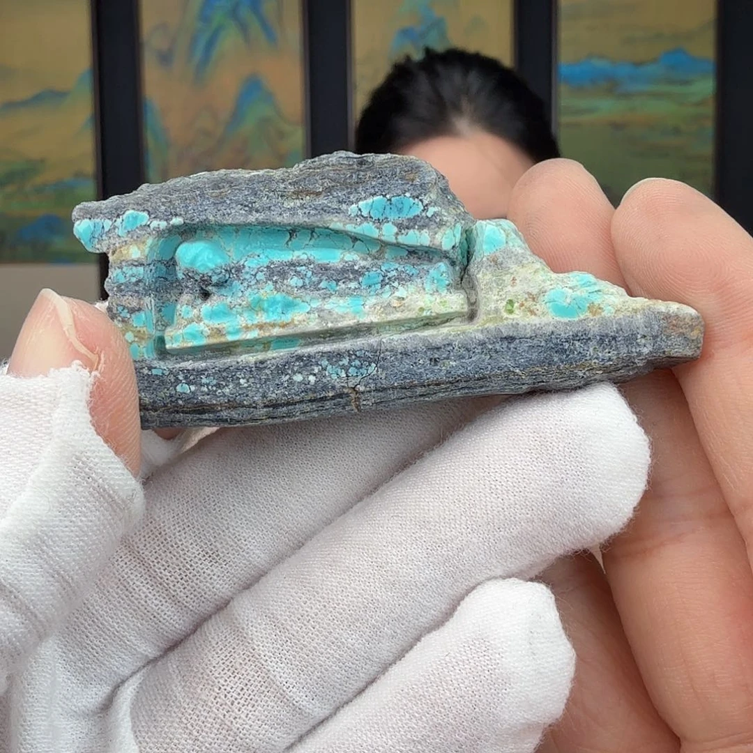 绿松石未镶嵌珠宝奇石