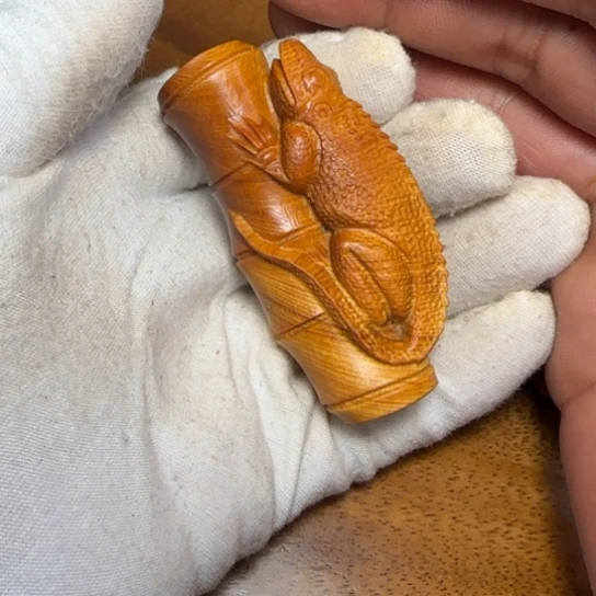 柏木（崖柏）全陈化老料把件