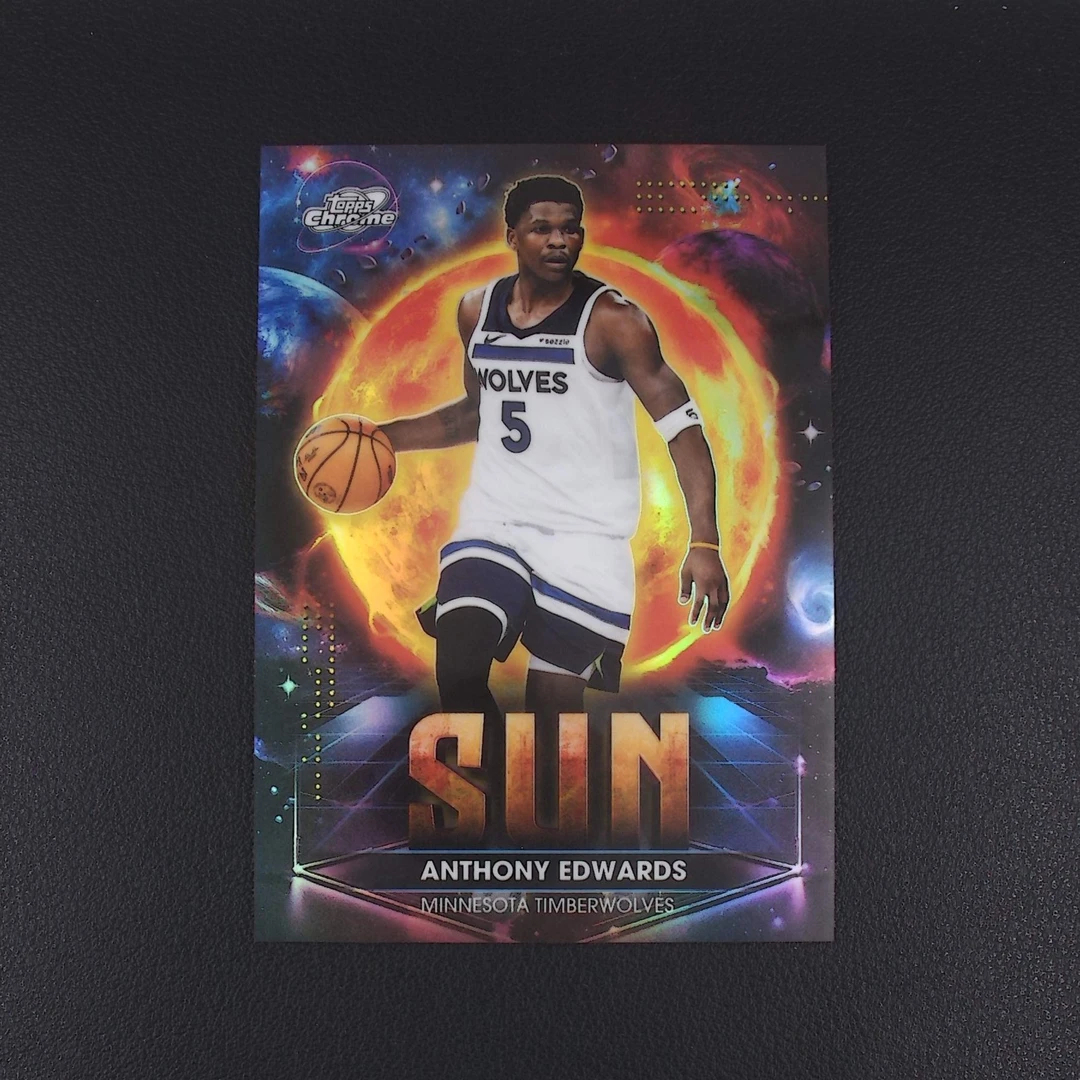安东尼·爱德华兹 NBA国宝手提签字球星卡