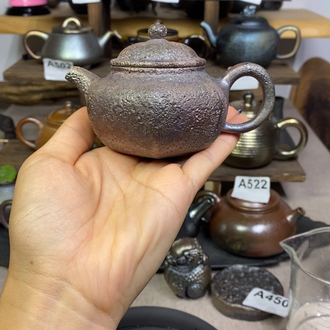 酷***酷建水紫陶柴烧茶壶