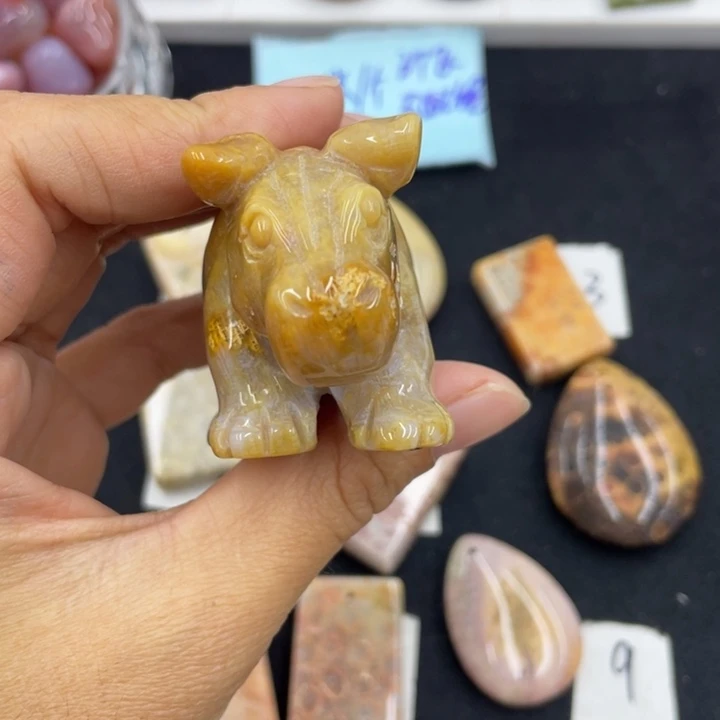 硅化珊瑚（珊瑚玉）颈饰合金