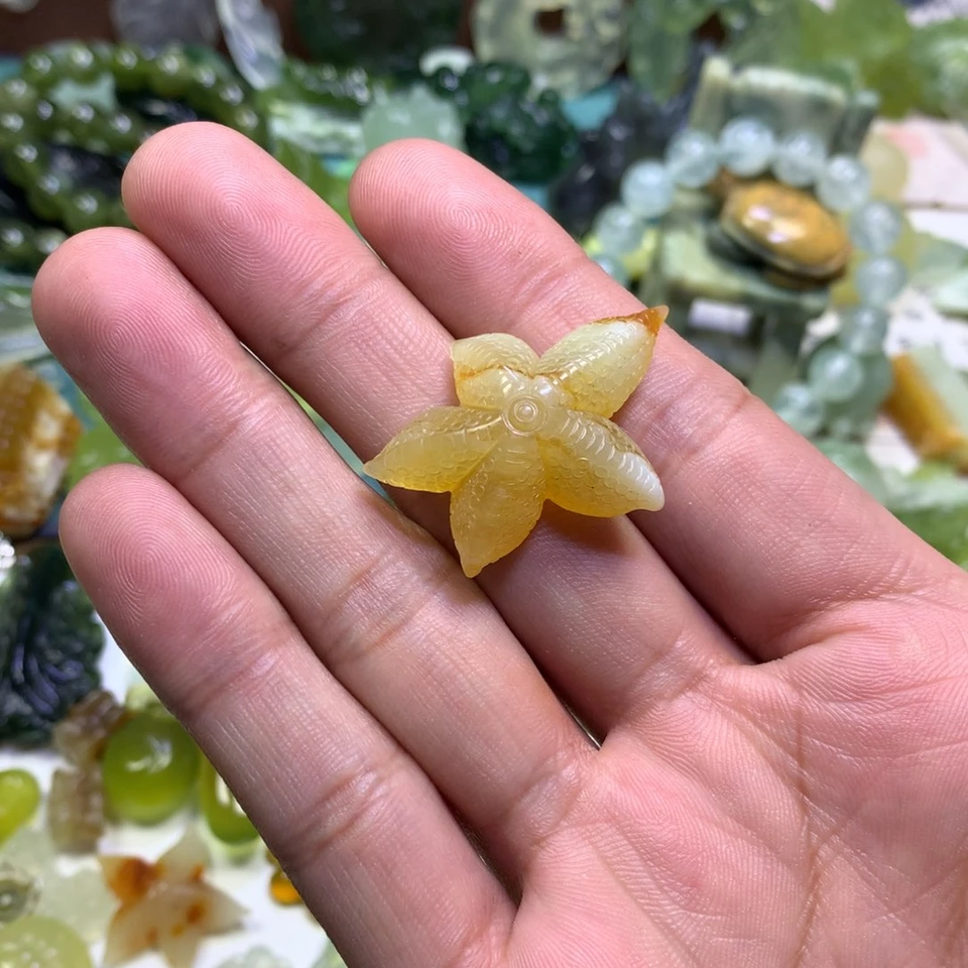 岫玉颈饰未镶嵌?****海星