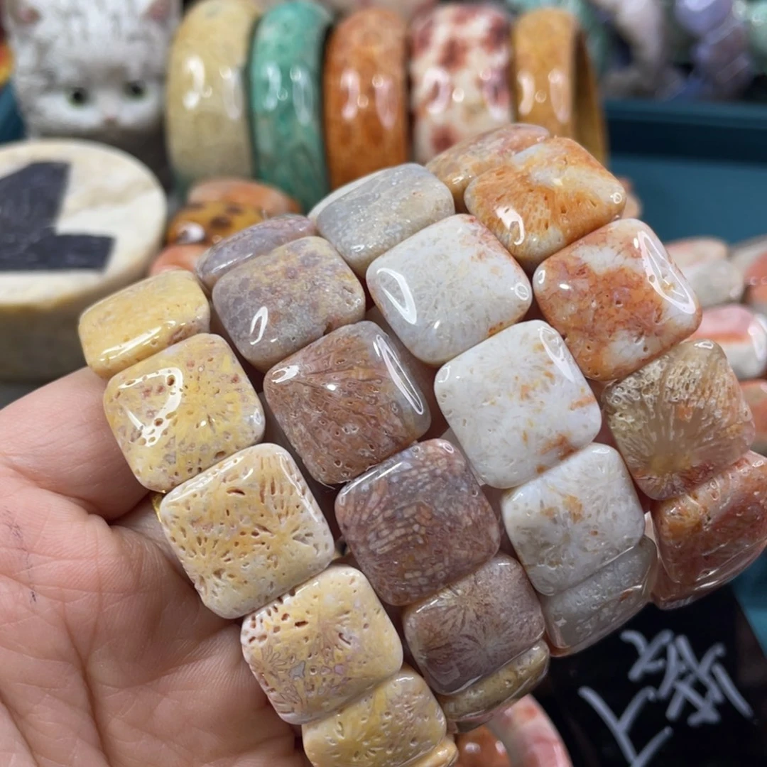 未镶嵌手镯硅化玉