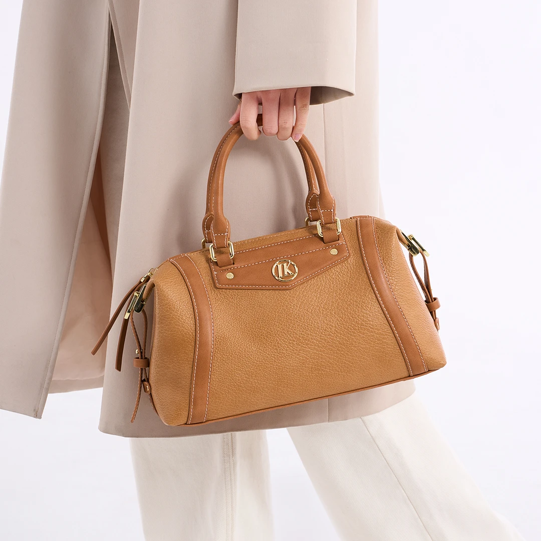 新款提包单肩斜挎包休闲气质枕头包女包大容量波士顿女包（25071）