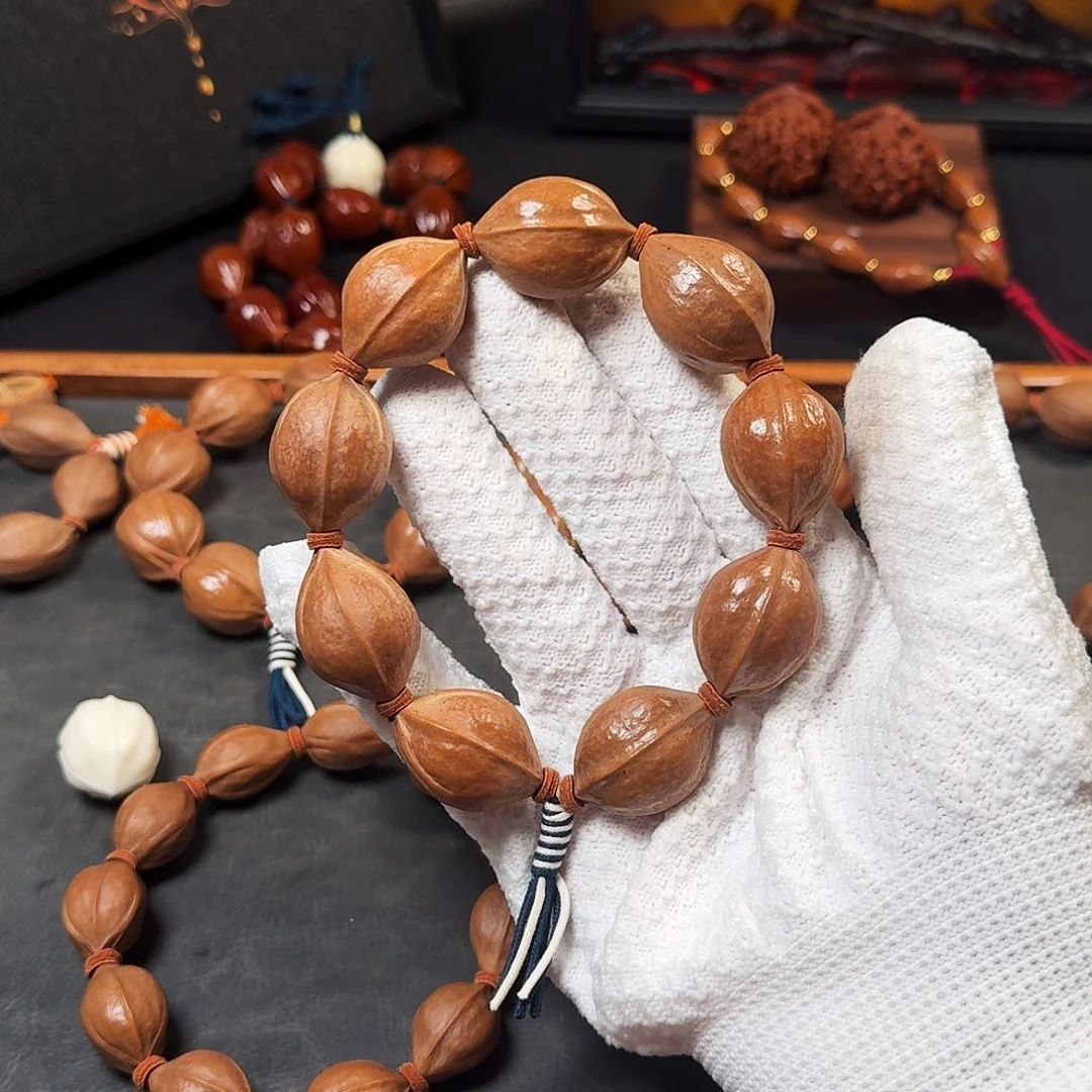 2.1*3.0大尺寸原生态梅林铁核手串