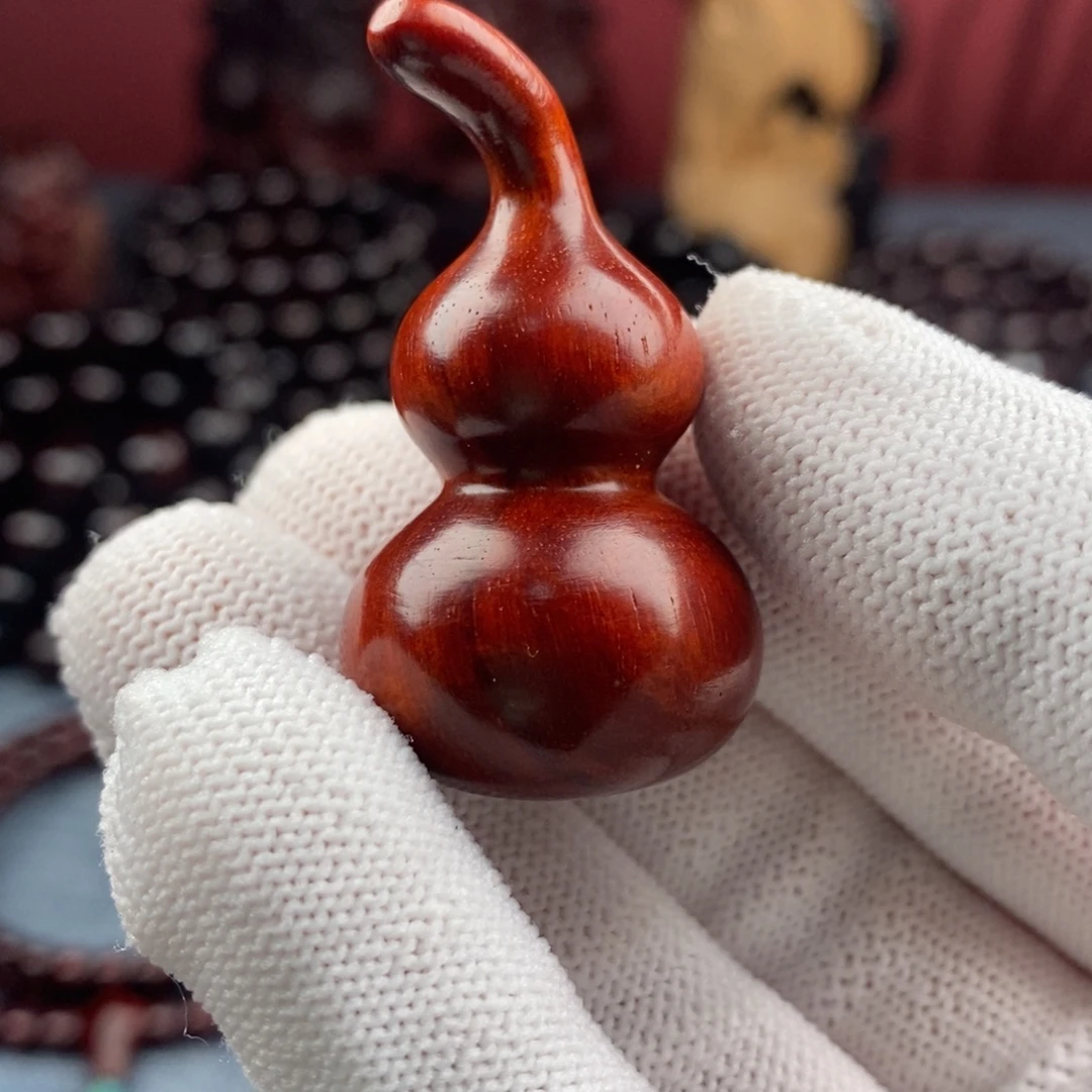 小叶紫檀手串/手链小葫芦吊坠