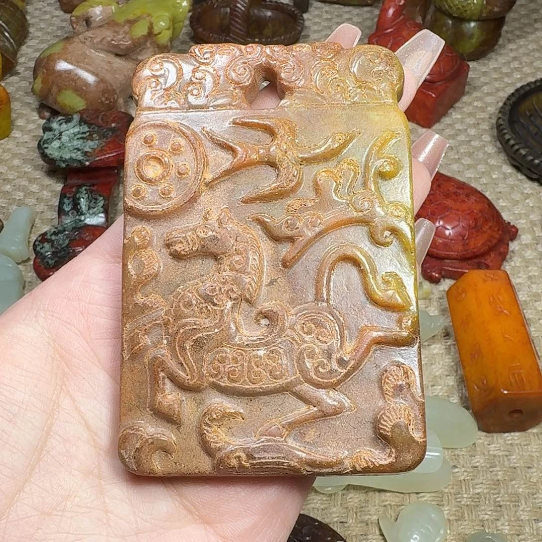 白玉菩提吊坠挂件