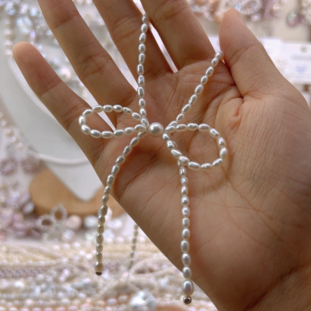 美***淑未镶嵌淡水珍珠耳饰项链