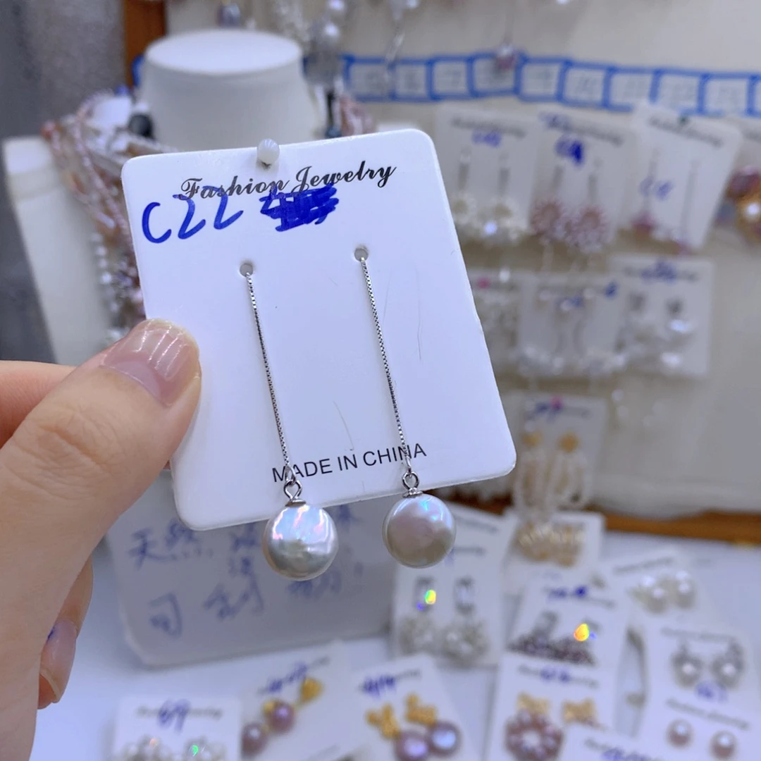 淡水珍珠颈饰银S925镶嵌