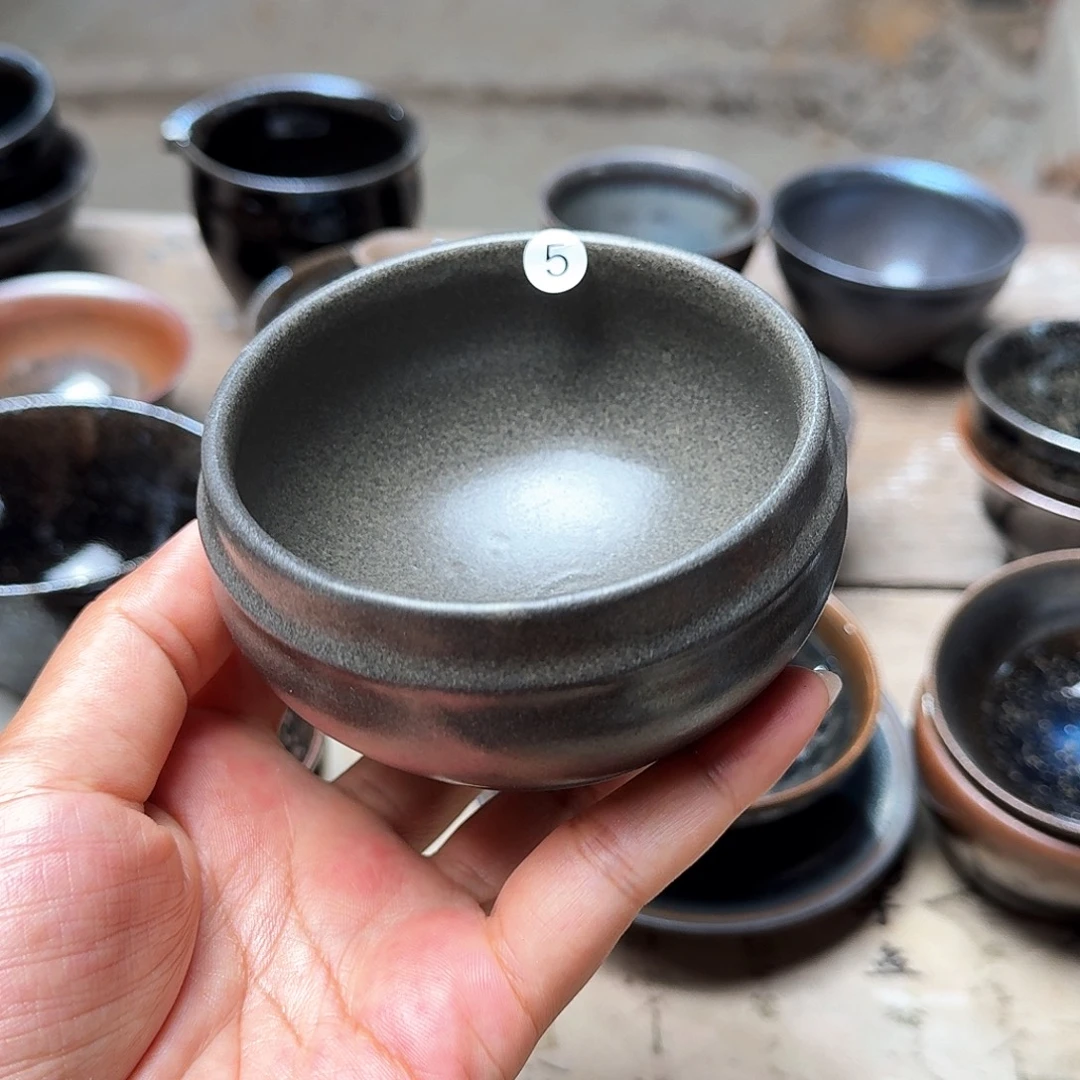 茶盏义兴龙窑建盏，微瑕5