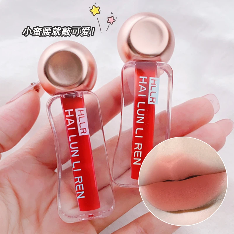 法国兰冠护雾面唇釉不沾杯不掉色哑光口红素颜显白百搭学生党平价