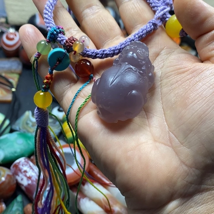 ****米玛瑙/玉髓未镶嵌颈饰