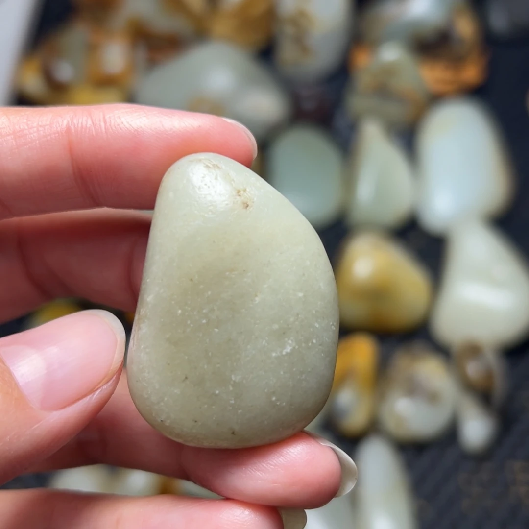 和田玉未镶嵌挂件28