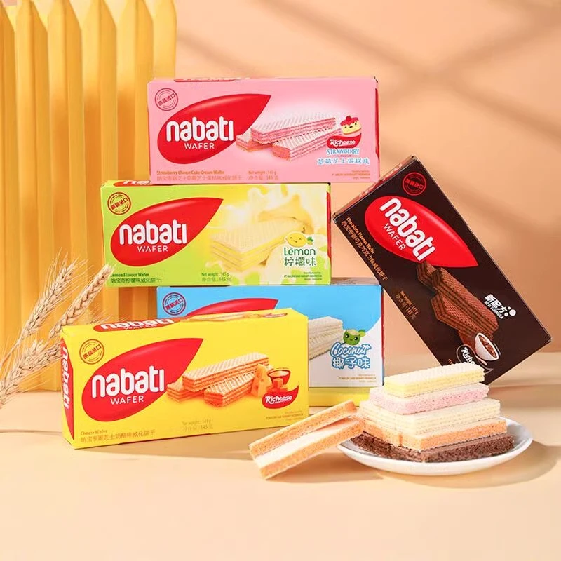 丽芝士威化饼干200g纳宝帝nabati奶酪芝士休闲零食小吃威化饼干