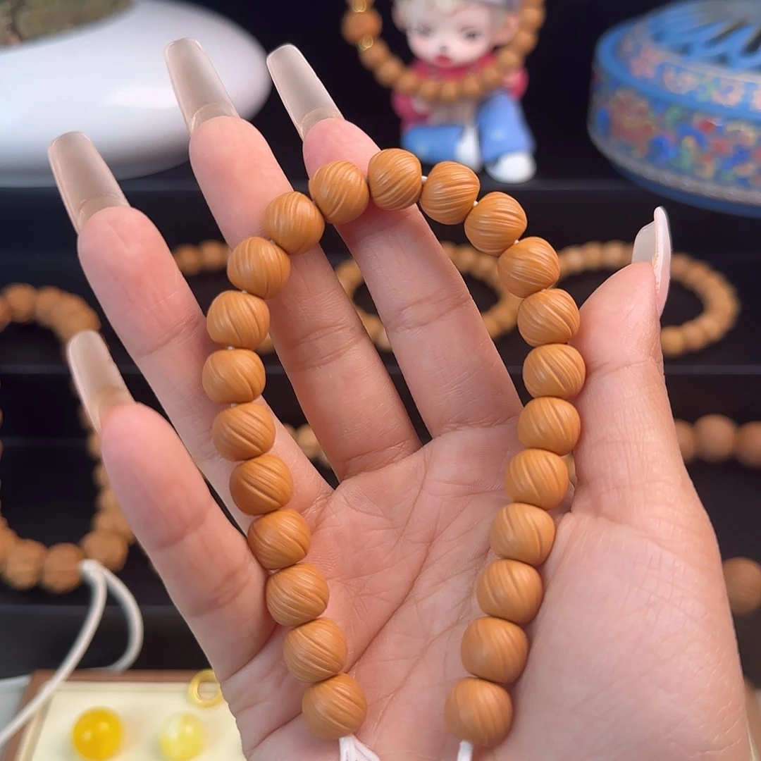 猴头核桃手串全品无暇云锦