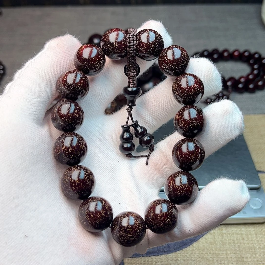 檀香紫檀（小叶紫檀）青*1.5 15颗 爆星