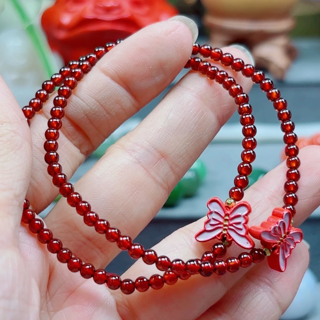 未镶嵌手链石榴石多样性发货一件