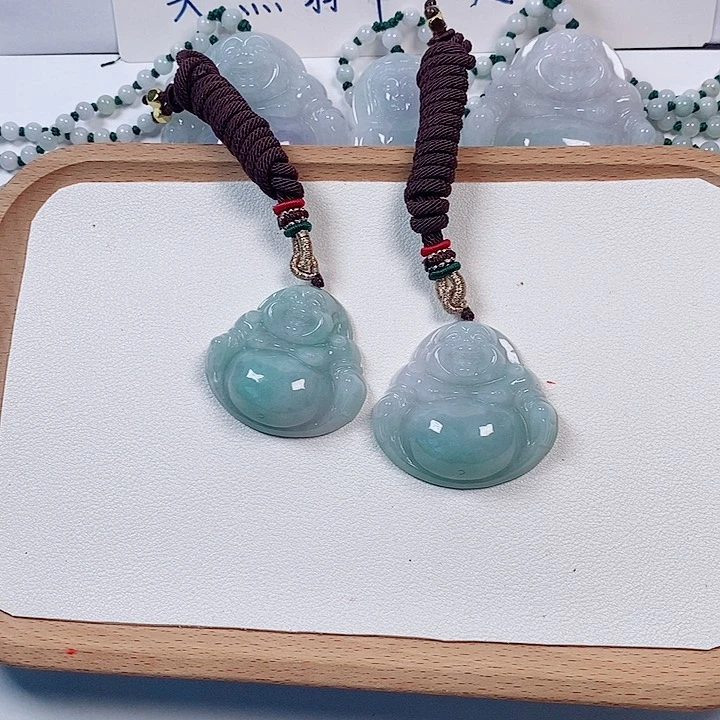 翡翠未镶嵌颈饰天然多样性发货一件