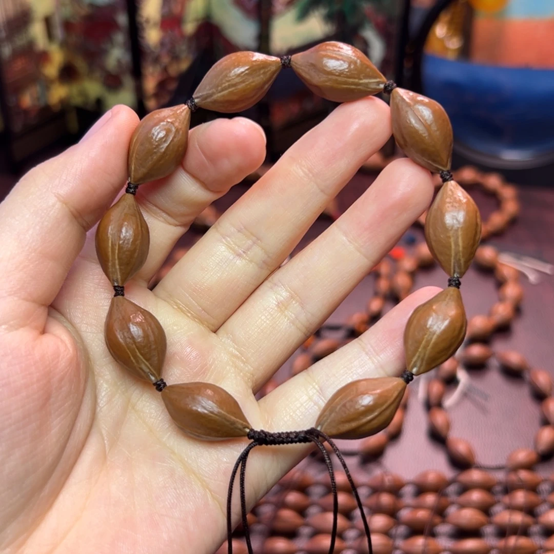 橄榄核手串/手链油 红皮 1.25 2.2左右