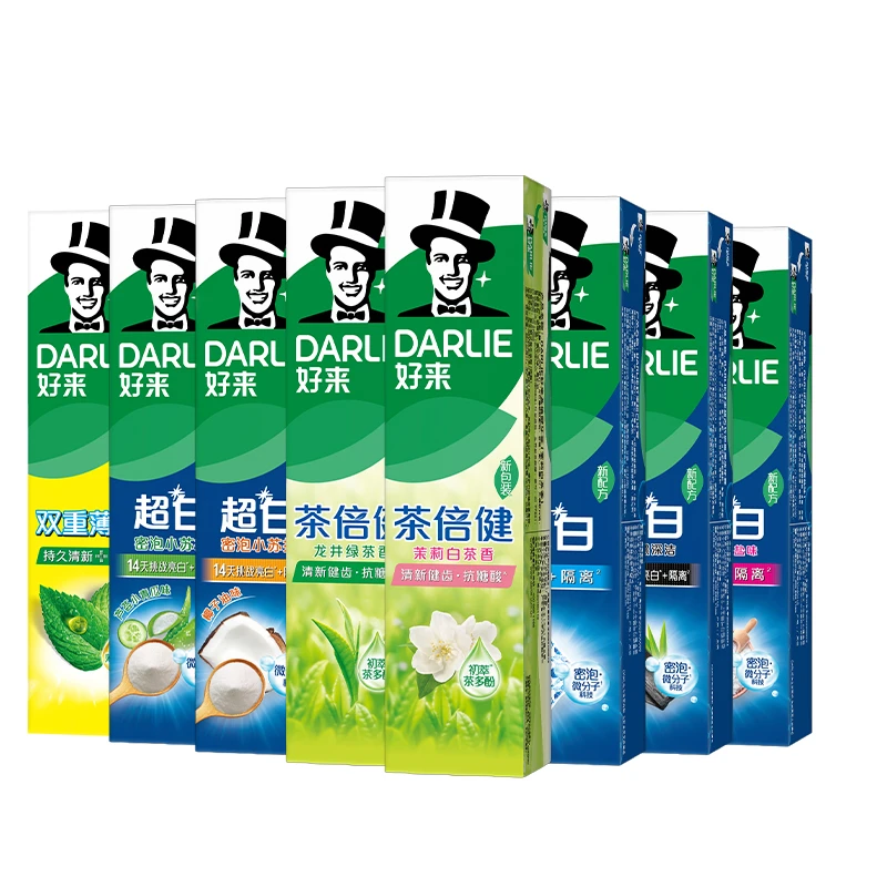 【特惠】好来(原黑人)超白茶倍健健齿白系列(随机香型)140g/支