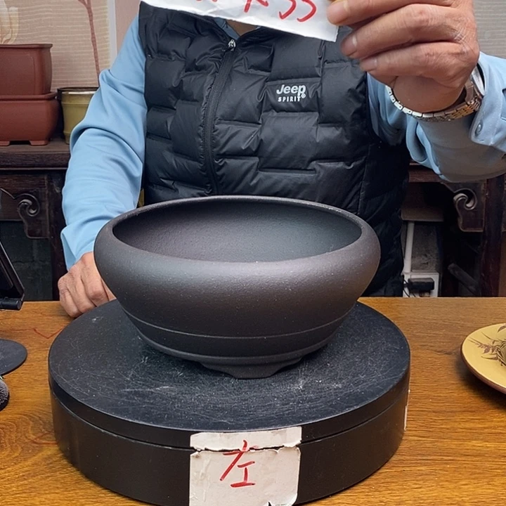 紫砂花盆WK53 货号一只