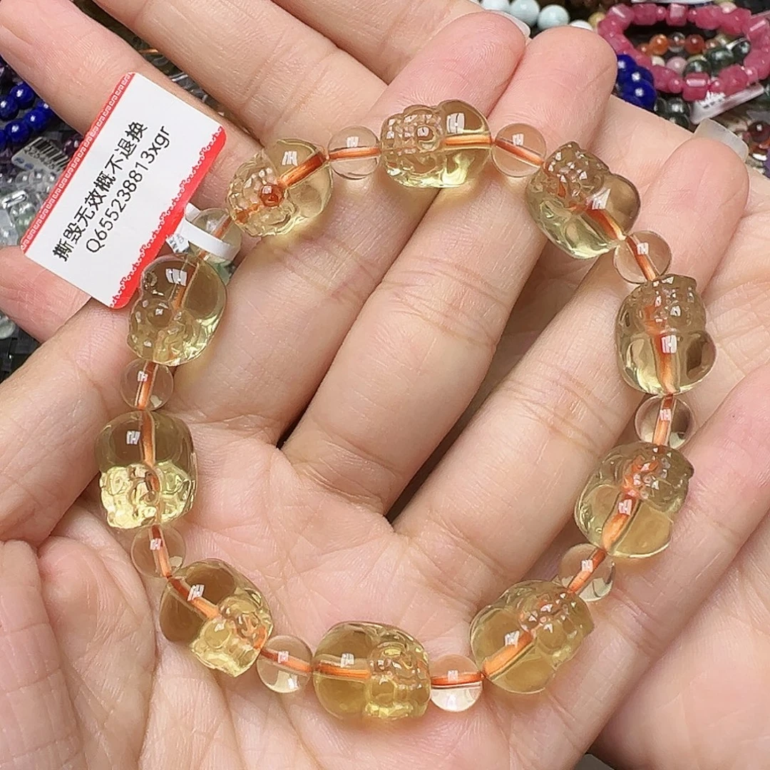 水晶未镶嵌手链多样性发一