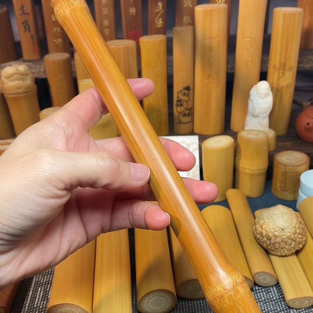 竹天然大手持红皮谦大爷同款